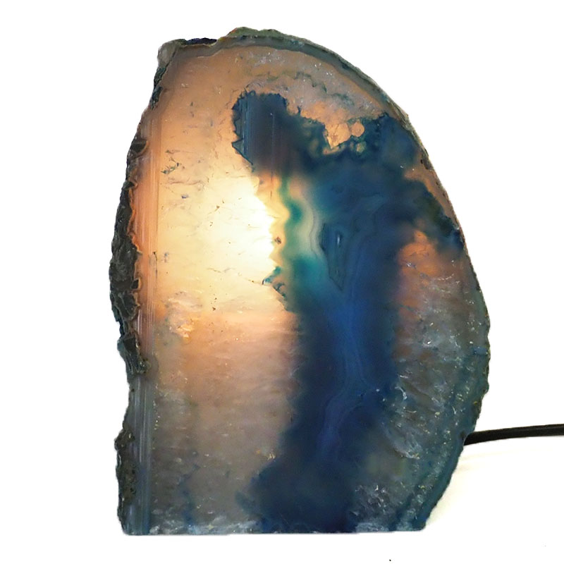 1.42Kg Agate Crystal Lamp J978 3 Agate Crystal Lamp J978 | Himalayan Salt Factory