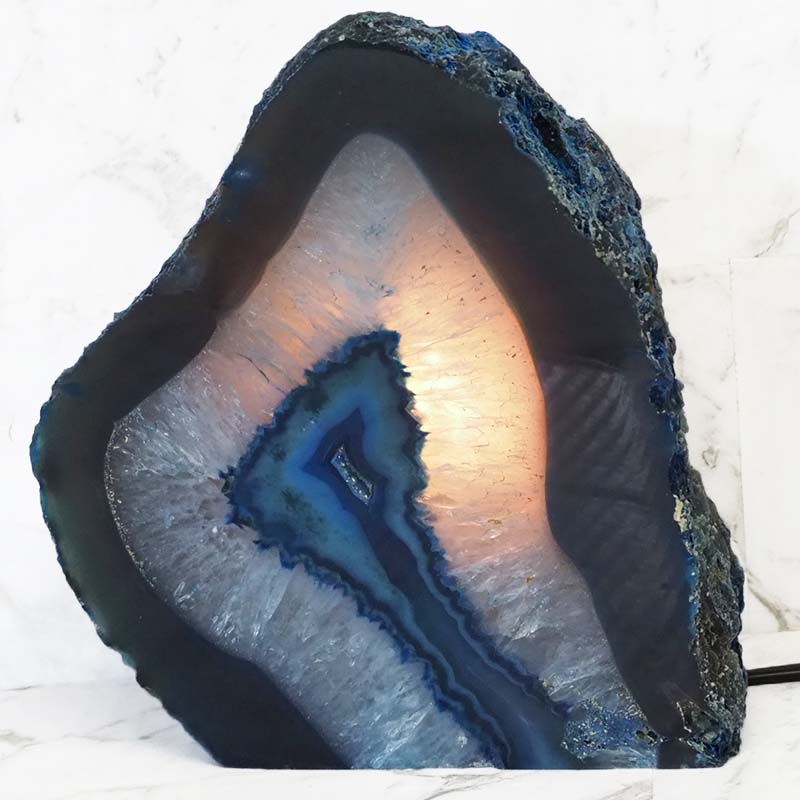 3.44Kg Agate Crystal Lamp J983 4 Agate Crystal Lamp J983 | Himalayan Salt Factory