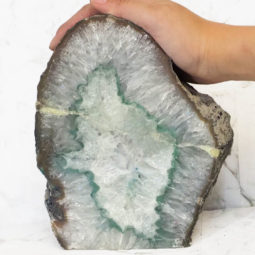 2.45Kg Agate Crystal Lamp J987 8 Agate Crystal Lamp J987 | Himalayan Salt Factory