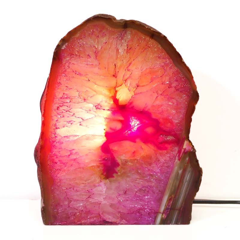 Agate Crystal Lamp S496 4 Agate Crystal Lamp S496 | Himalayan Salt Factory
