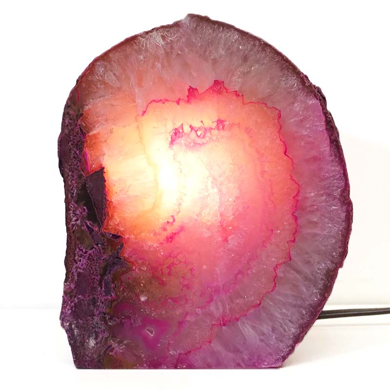 Agate Crystal Lamp S497 4 Agate Crystal Lamp S497 | Himalayan Salt Factory