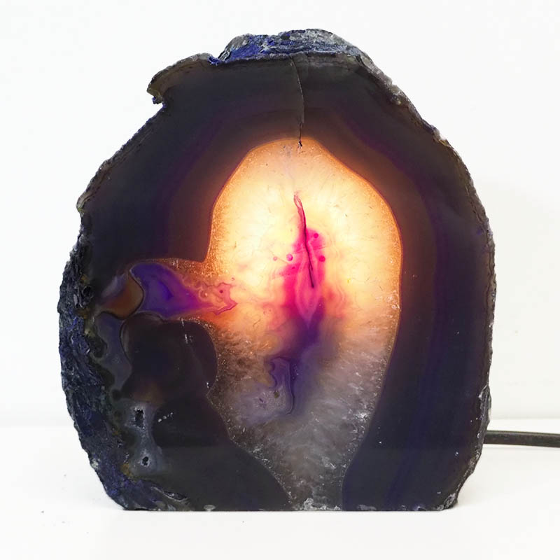 Agate Crystal Lamp S515 4 Agate Crystal Lamp S515 | Himalayan Salt Factory