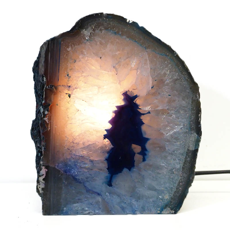 Agate Crystal Lamp S518 4 Agate Crystal Lamp S518 | Himalayan Salt Factory