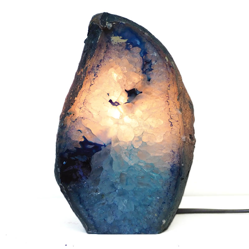 Agate Crystal Lamp S523 4 Agate Crystal Lamp S523 | Himalayan Salt Factory