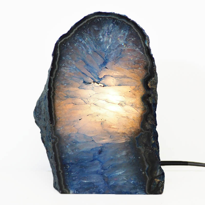 Agate Crystal Lamp S529 4 Agate Crystal Lamp S529 | Himalayan Salt Factory