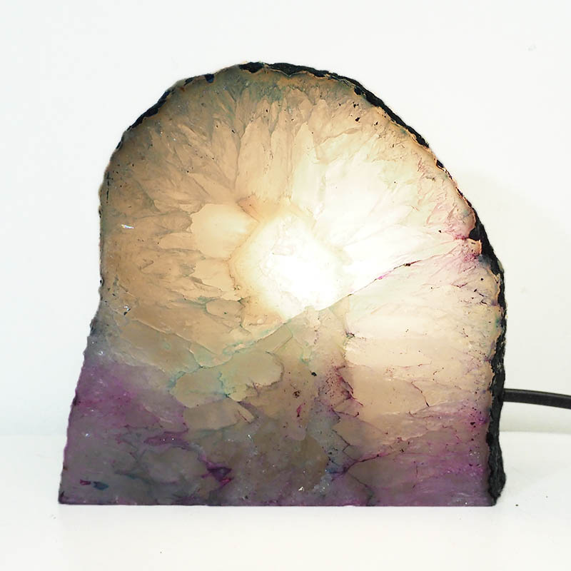 Agate Crystal Lamp S542 4 Agate Crystal Lamp S542 | Himalayan Salt Factory