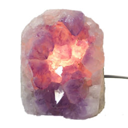 3.13kg Amethyst Lamp DS302 8 Amethyst Crystal Lamp DS302 | Himalayan Salt Factory