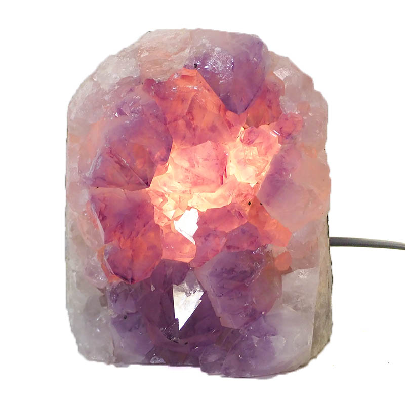 3.13kg Amethyst Lamp DS302 6 Amethyst Crystal Lamp DS302 | Himalayan Salt Factory
