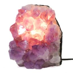 Amethyst Crystal Lamp DS315 | Himalayan Salt Factory