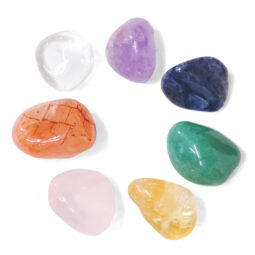 Chakra Set in Gemstone Box 7 Chakra Set in Gemstone Box | Crystal Factory