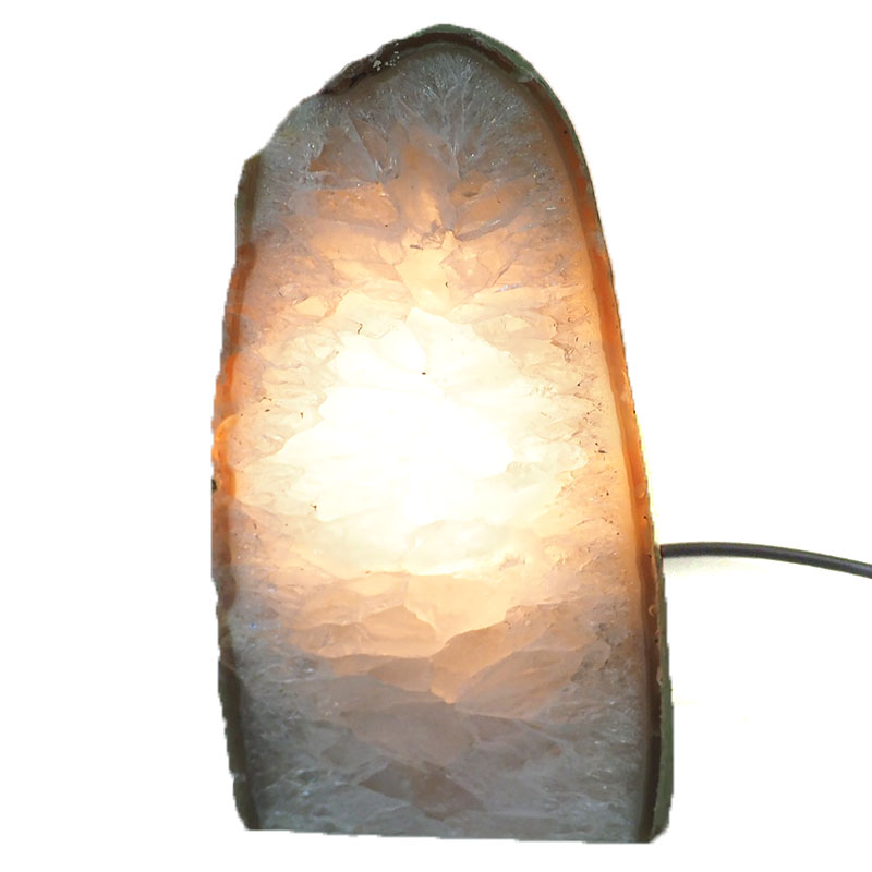 1.67Kg Natural Agate Crystal Lamp J1017 5 Natural Agate Crystal Lamp J1017 | Himalayan Salt Factory