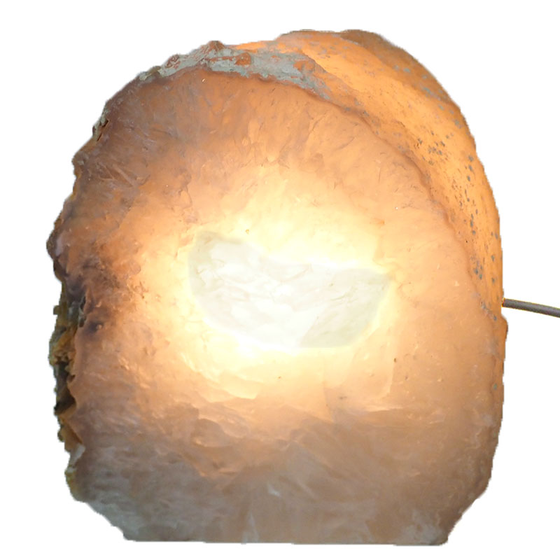 2.1Kg Natural Agate Crystal Lamp J1025 4 Natural Agate Crystal Lamp J1025 | Himalayan Salt Factory