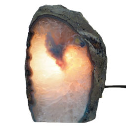 Natural Agate Crystal Lamp J1031 | Himalayan Salt Factory