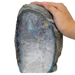 Natural Agate Crystal Lamp J1031 | Himalayan Salt Factory