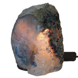 Natural Agate Crystal Lamp J1031 | Himalayan Salt Factory
