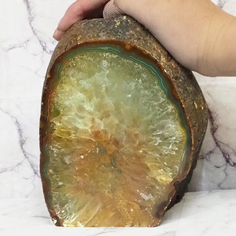 2.5Kg Agate Crystal Lamp J1201 5 Agate Crystal Lamp J1201 | Himalayan Salt Factory