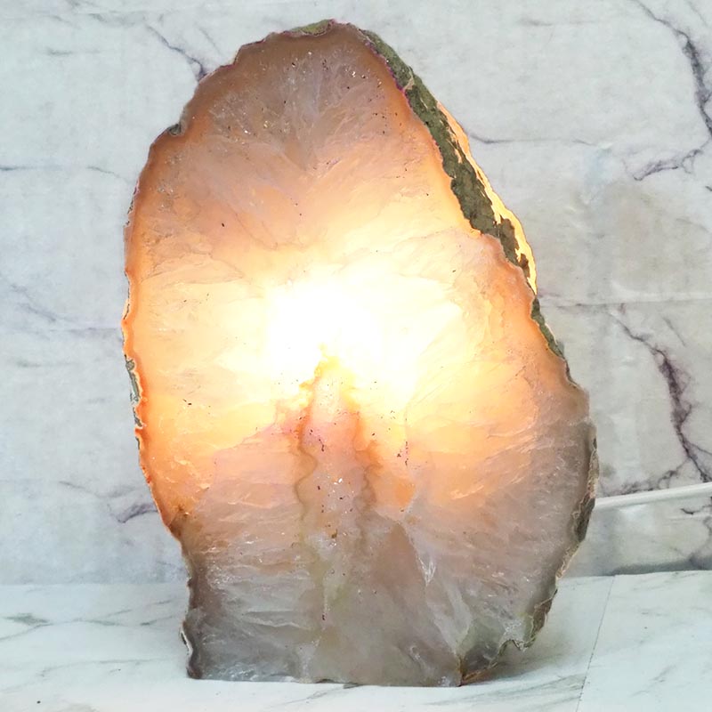 2.3Kg Agate Crystal Lamp J1203 4 Agate Crystal Lamp J1203 | Himalayan Salt Factory