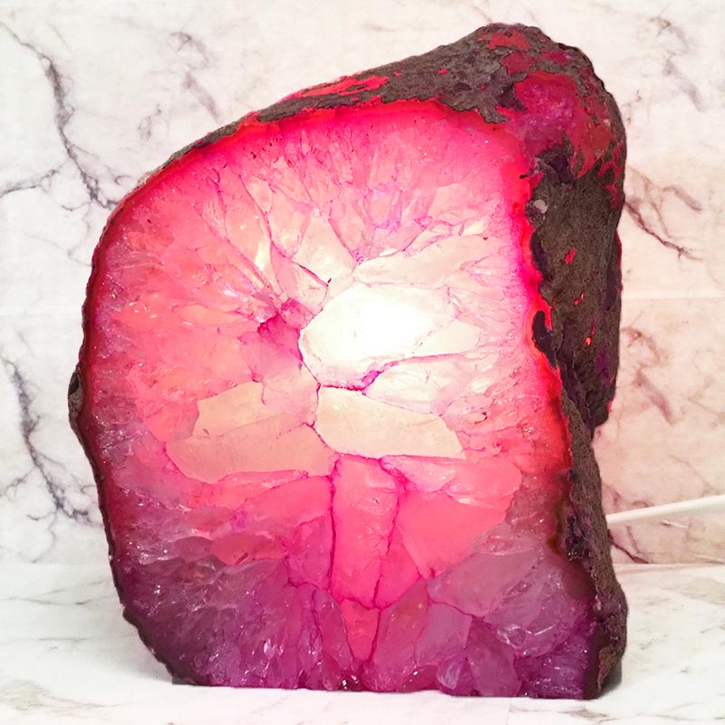 3.63Kg Agate Crystal Lamp J1210 4 Agate Crystal Lamp J1210 | Himalayan Salt Factory