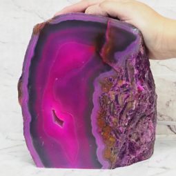 3.81Kg Agate Crystal Lamp J1212 8 Agate Crystal Lamp J1212 | Himalayan Salt Factory