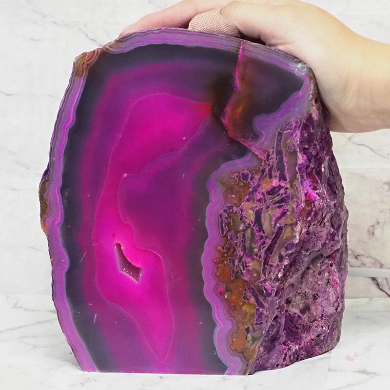 3.81Kg Agate Crystal Lamp J1212 5 Agate Crystal Lamp J1212 | Himalayan Salt Factory