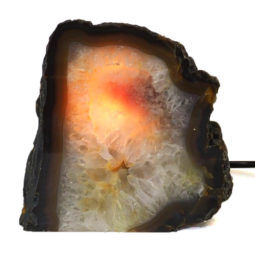 2.53Kg Natural Agate Crystal Lamp J962 7 Natural Agate Crystal Lamp J962 | Himalayan Salt Factory