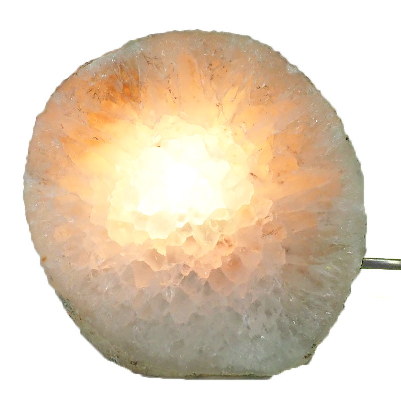 2.41Kg Natural Agate Crystal Lamp J967 4 Natural Agate Crystal Lamp J967 | Himalayan Salt Factory