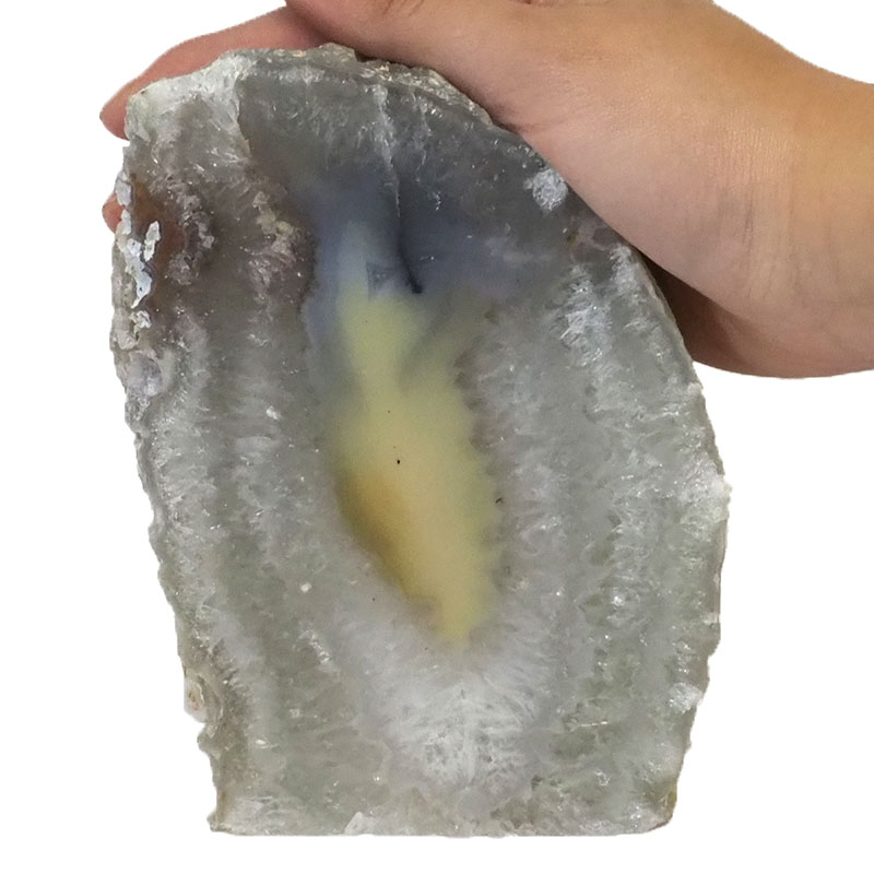 1.06Kg Natural Agate Crystal Lamp J975 5 Natural Agate Crystal Lamp J975 | Himalayan Salt Factory