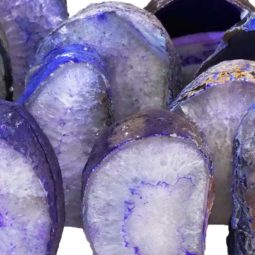 Purple Agate Lamp Bulk Set 4 Package 8 Purple Agate Crystal Lamp | Himalayan Salt Factory