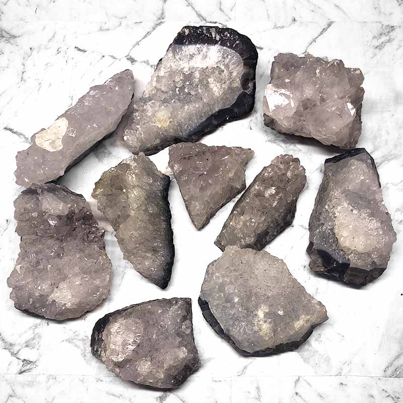 10kg Amethyst Rough Crystal with Terminated Point Parcel - S643 4 10kg Amethyst Rough Crystal with Terminated Point - S643 | Himalayan Salt Factory