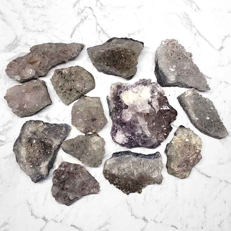 10kg Amethyst Rough Crystal with Terminated Point Parcel - S647 4 10kg Amethyst Rough Crystal with Terminated Point - S647 | Himalayan Salt Factory