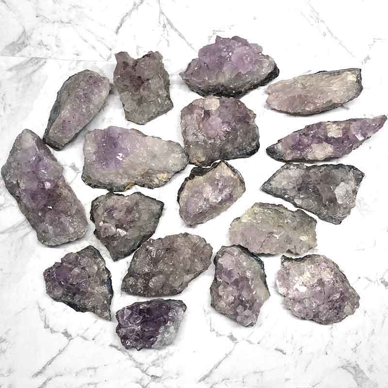 10kg Amethyst Rough Crystal with Terminated Point Parcel - S649 4 10kg Amethyst Rough Crystal with Terminated Point - S649 | Himalayan Salt Factory