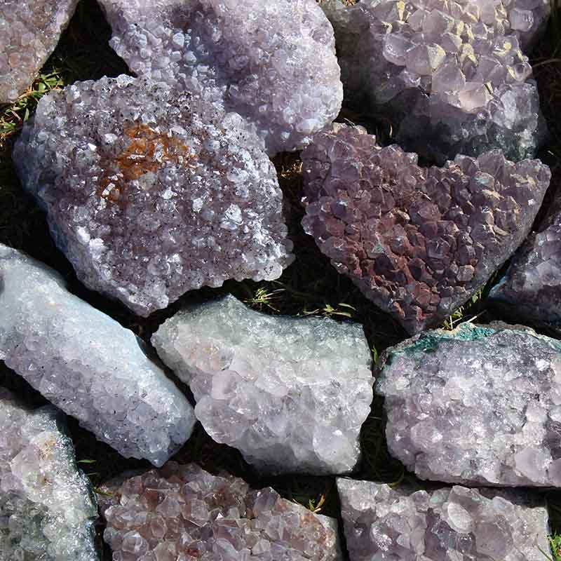 10kg Amethyst Rough Crystal with Terminated Point Parcel - S651 3 10kg Amethyst Rough Crystal with Terminated Point - S651 | Himalayan Salt Factory