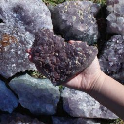10kg Amethyst Rough Crystal with Terminated Point Parcel - S651 7 10kg Amethyst Rough Crystal with Terminated Point - S651 | Himalayan Salt Factory