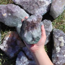 10kg Amethyst Rough Crystal with Terminated Point - S653 | Himalayan Salt Factory