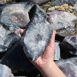 10kg Amethyst Rough Crystal with Terminated Point - S654 | Himalayan Salt Factory
