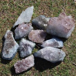 10kg Amethyst Rough Crystal with Terminated Point Parcel - S657 6 10kg Amethyst Rough Crystal with Terminated Point - S657 | Himalayan Salt Factory