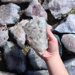 10kg Amethyst Rough Crystal with Terminated Point Parcel - S658 7 10kg Amethyst Rough Crystal with Terminated Point - S658 | Himalayan Salt Factory
