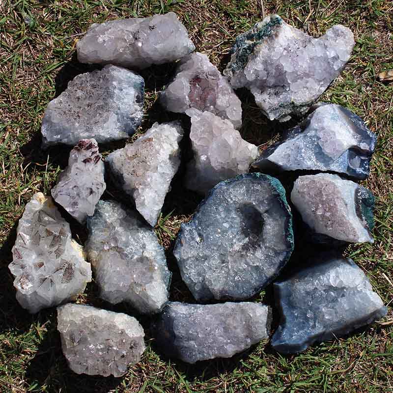 10kg Amethyst Rough Crystal with Terminated Point Parcel - S658 4 10kg Amethyst Rough Crystal with Terminated Point - S658 | Himalayan Salt Factory