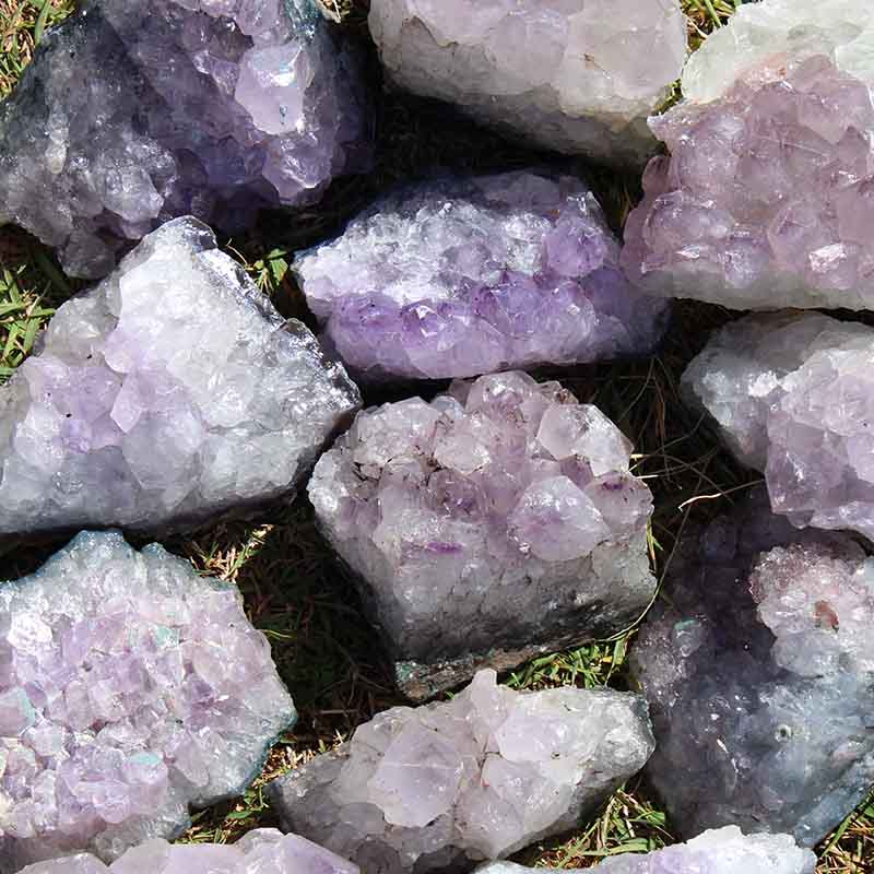 10kg Amethyst Rough Crystal with Terminated Point Parcel - S660 3 10kg Amethyst Rough Crystal with Terminated Point - S660 | Himalayan Salt Factory
