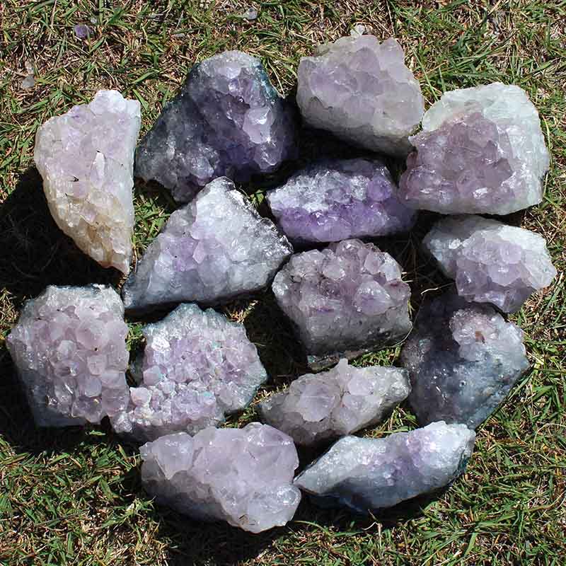 10kg Amethyst Rough Crystal with Terminated Point Parcel - S660 4 10kg Amethyst Rough Crystal with Terminated Point - S660 | Himalayan Salt Factory