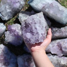 10kg Amethyst Rough Crystal with Terminated Point Parcel - S661 7 10kg Amethyst Rough Crystal with Terminated Point - S661 | Himalayan Salt Factory