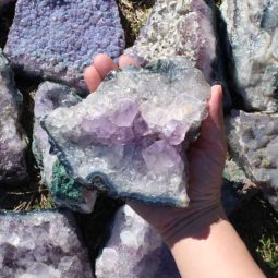 10kg Amethyst Rough Crystal with Terminated Point - S676 7 10kg Amethyst Rough Crystal with Terminated Point - S676 | Himalayan Salt Factory