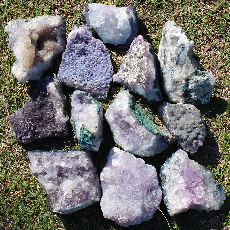 10kg Amethyst Rough Crystal with Terminated Point - S676 4 10kg Amethyst Rough Crystal with Terminated Point - S676 | Himalayan Salt Factory