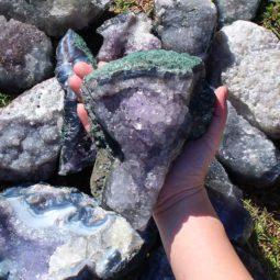 10kg Amethyst Rough Crystal with Terminated Point - S678 7 10kg Amethyst Rough Crystal with Terminated Point - S678 | Himalayan Salt Factory