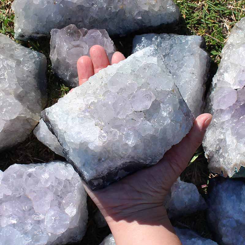 10kg Amethyst Rough Crystal with Terminated Point - S682 5 10kg Amethyst Rough Crystal with Terminated Point - S682 | Himalayan Salt Factory