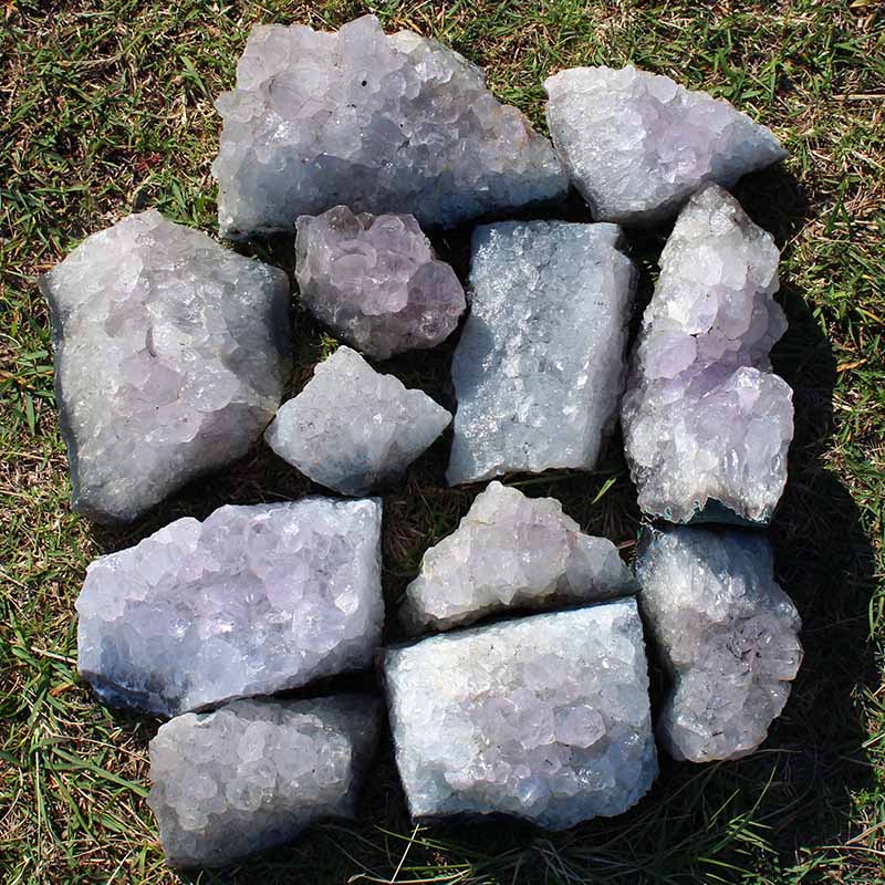 10kg Amethyst Rough Crystal with Terminated Point - S682 4 10kg Amethyst Rough Crystal with Terminated Point - S682 | Himalayan Salt Factory