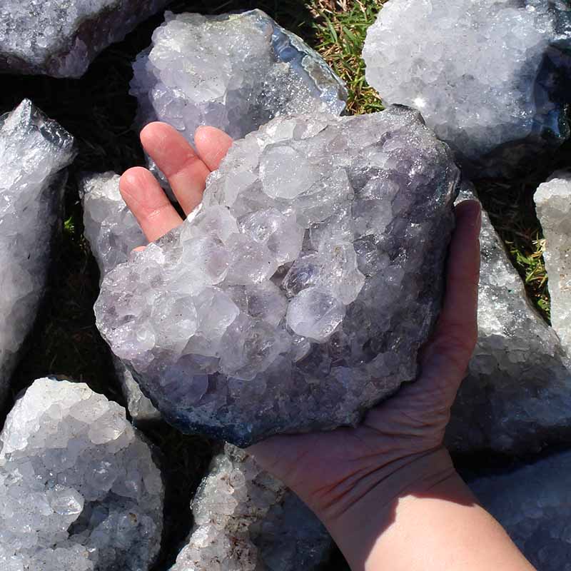 10kg Amethyst Rough Crystal with Terminated Point - S685 5 10kg Amethyst Rough Crystal with Terminated Point - S685 | Himalayan Salt Factory