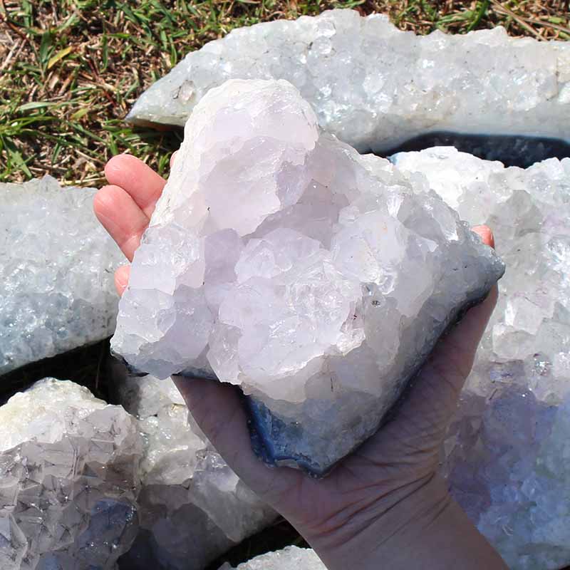 10kg Amethyst Rough Crystal with Terminated Point - S686 5 10kg Amethyst Rough Crystal with Terminated Point - S686 | Himalayan Salt Factory