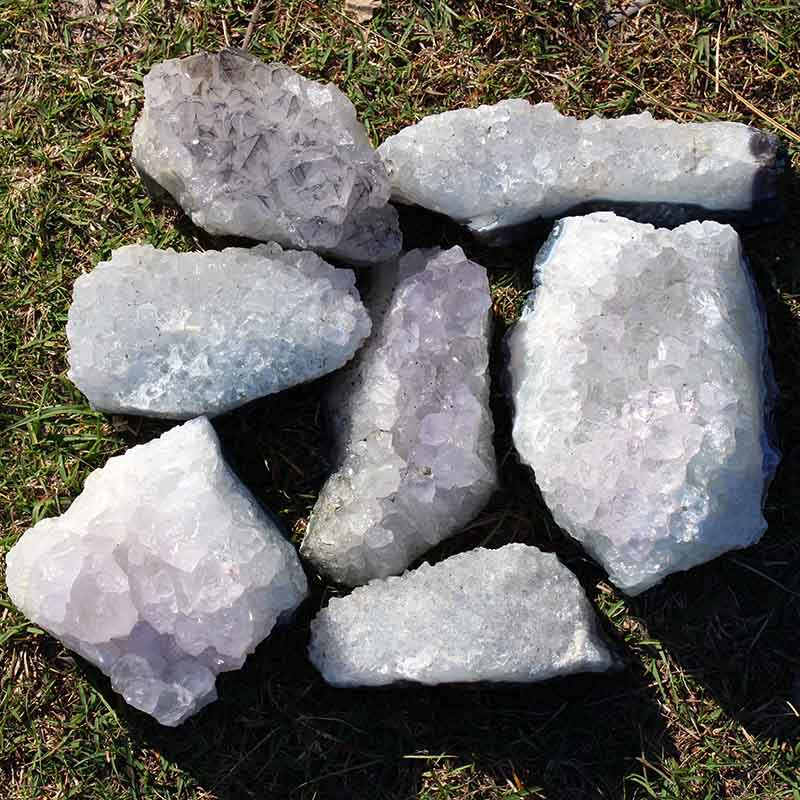 10kg Amethyst Rough Crystal with Terminated Point - S686 4 10kg Amethyst Rough Crystal with Terminated Point - S686 | Himalayan Salt Factory