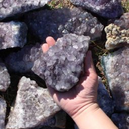 10kg Amethyst Rough Crystal with Terminated Point - S691 | Himalayan Salt Factory